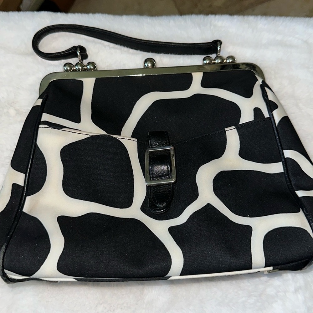 Preston & York animal print clutch